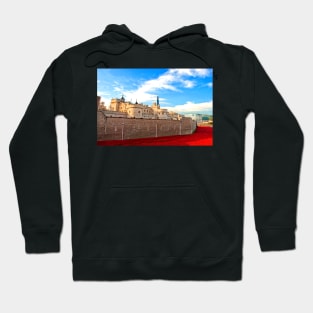 Tower of London Red Poppies UK Hoodie